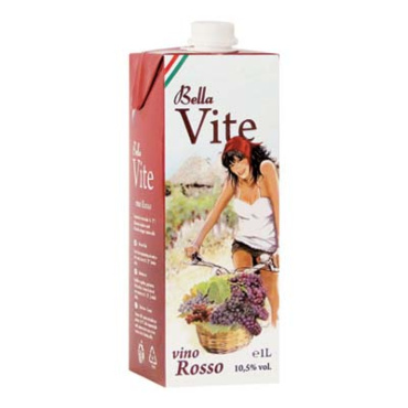 BELLAVITE VINO ROSSO BRICK LT.1 VOL.10,5°
