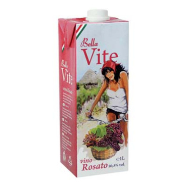 BELLAVITE VINO ROSATO BRICK LT.1 VOL.10,50°