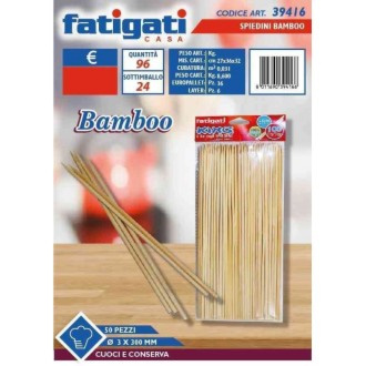 FATIGATI SPIEDINI BAMBOO 300MM
