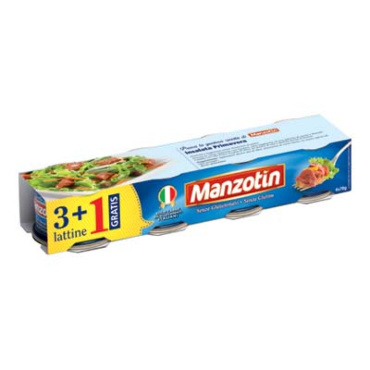 MANZOTIN CARNE GR.70 X 3+1