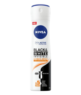 NIVEA BLACK WHITE INVISIBLE ULTIMATE IMPACT 150 ML