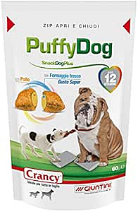 GIUNTINI CRANCY PUFFY DOG POLLO/FORM 60GR 8PZ
