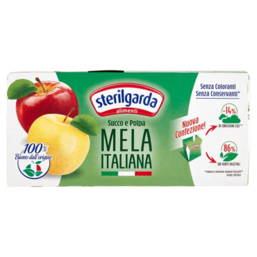 STERILGARDA SUCCO E POLPA DI MELA - 3 X 200 ML
