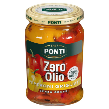 PONTI - PEPERONI GRIGLIATI ZERO OLIO - 290 G