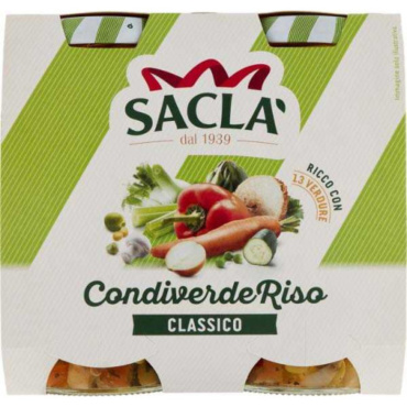 SACLA - CONDIVERDE RISO CLASSICO - 290 G PZ.2