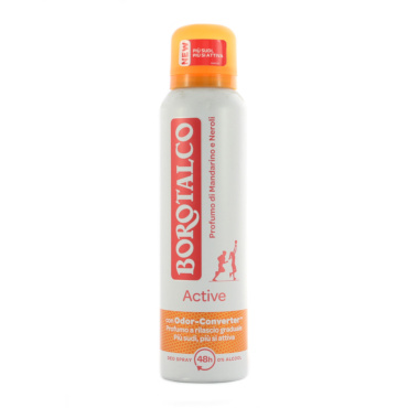 BOROTALCO ACTIVE DEO SPRAY PROFUMO DI MANDARINO E NEROLI 150 ML