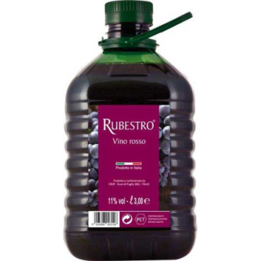 RUBESTRO ROSSO PET LT.3