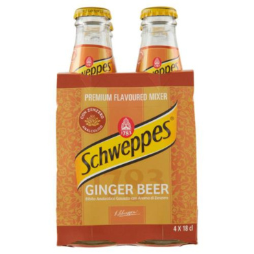 SCHWEPPES GINGER BEER 0,18 L  X 4