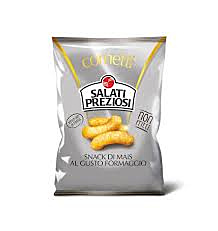 SALATI PREZIOSI - SNACK DI MAIS AL GUSTO FORMAGGIO 110GR