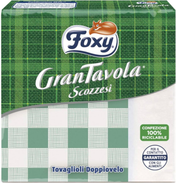 FOXY GRANTAVOLA SCOZZESI TOVAGLIOLI DOPPIOVELO 42 PZ