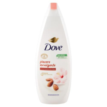 DOVE PIACERE AVVOLGENTE BAGNODOCCIA CREMA DI MANDORLA E FIORI DI IBISCO 600 ML