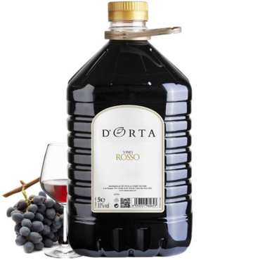 D'ORTA VINO LT.5 ROSSO PET 11°