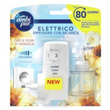 AMBIPUR STARTER KIT LENOR ORO E FIORI DI VANIGLIA 20 ML
