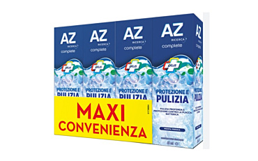 AZ DENTIFRICIO COMPLETE PROTEZIONE E PULIZIA 65 ML X 4 PZ