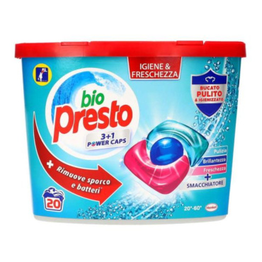 BIO PRESTO CAPS IGIENE E FRESCHEZZA 20PZ