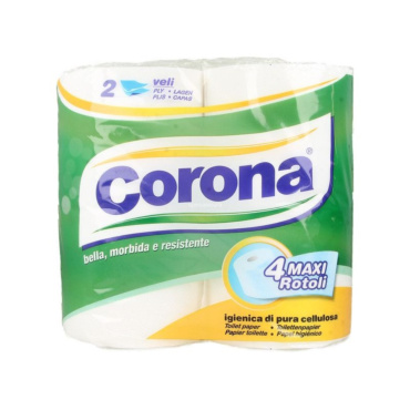 CARTA IGIENICA CORONA 4 MAXI ROTOLI 2 VELI