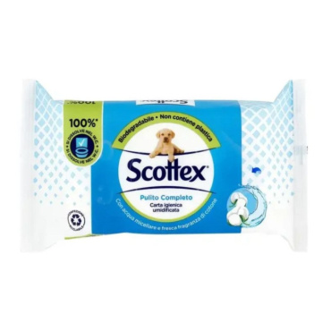 CARTA IGIENICA UMIDIFICATA SCOTTEX 42 SALVIETTINE