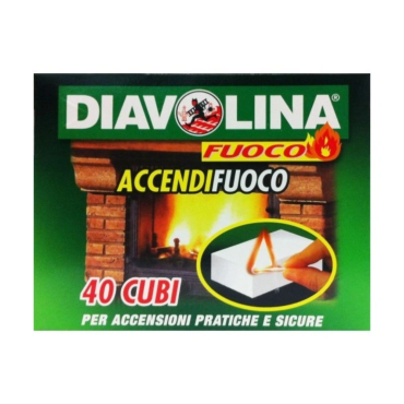 DIAVOLINA ACCENDIFUOCO 40 CUBI