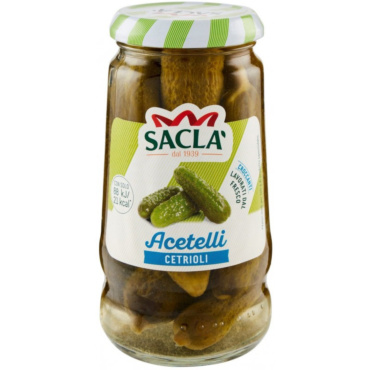 CETRIOLI SACLÀ ACETELLI 290 G SOTT'ACETO VETRO