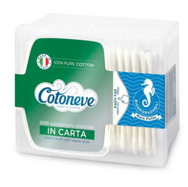 COTONEVE BASTONCINI COTONATI IN CARTA 200 PZ