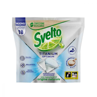 SVELTO TITANIUM OPTIMUM CON BICARBONATO DI SODIO 18 CAPSULE 261 G