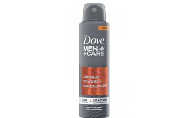 DOVE MEN CARE DEODORANTE MINERAL SANDALWOOD SPRAY 150 ML
