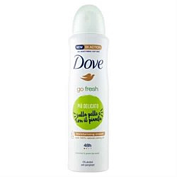 DOVE DEO SPRAY GO FRESH CUCUMBER E GREEN TEA NEW 150ML