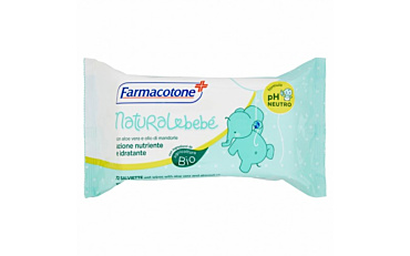 FARMACOTONE SALVIETTE BABY CON ALOE VERA E OLIO DI MANDORLE 72 PZ