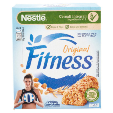 FITNESS ORIGINAL BARRETTE DI CEREALI CON FRUMENTO INTEGRALE, VITAMINE, CALCIO E FERRO 6X23,5G