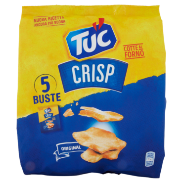 TUC CRISP SFOGLIATINE CROCCANTI ORIGINAL MULTIPACK COTTE AL FORNO - 5 X 30 G