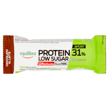 EQUILIBRA SPORT PROTEIN 31% LOW SUGAR CIOCCOLATO AL LATTE 35 G