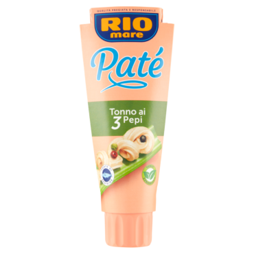 RIO MARE PATÈ TONNO AI 3 PEPI 100 G