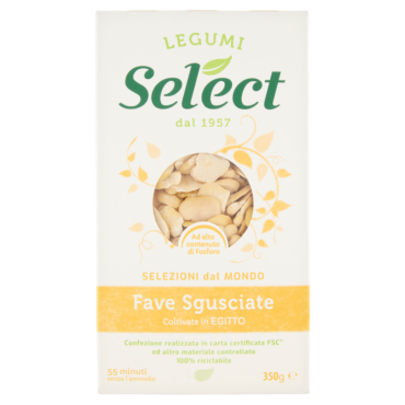 SELECT SELEZIONI DAL MONDO FAVE SGUSCIATE 350 G