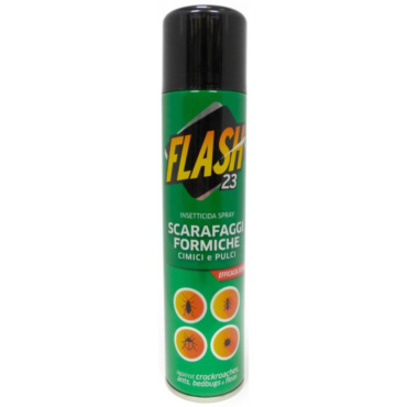 INSETTICIDA FLASH 23 250 ML SCARAFAGGI FORMICHE CIMICI E PULCI SPRAY