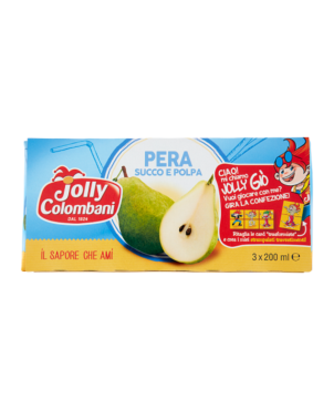JOLLY COLOMBANI - SUCCO PERA - 3 X 200 ML