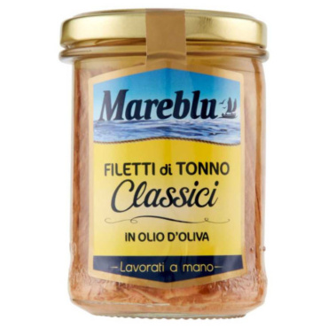 MAREBLU CLASSICI FILETTI DI TONNO IN OLIO D'OLIVA 180 G