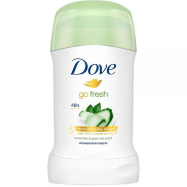 DOVE GO FRESH DEODORANTE CETRIOLO E TE' VERDE STICK 48H 40ML