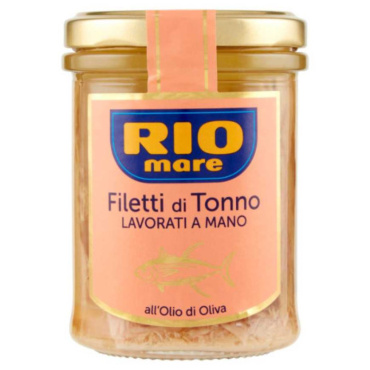 RIO MARE - FILETTI DI TONNO LAVORATI A MANO ALL'OLIO DI OLIVA - 117 G