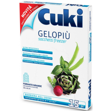 CUKI SACCHETTI GELO GRANDI NEW 15PZ