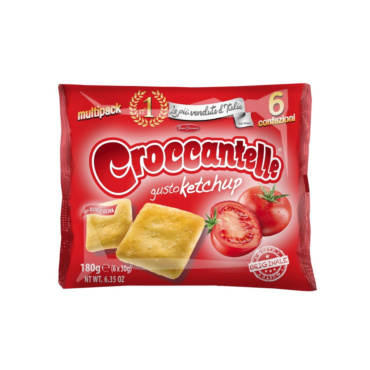 CROCCANTELLE MULTIPACK GUSTO KETCHUP 180G (6X30G)