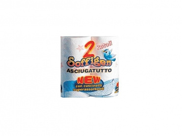ASCIUGATUTTO 2 ROTOLI MAXI SOFFIGEN PURA CELL