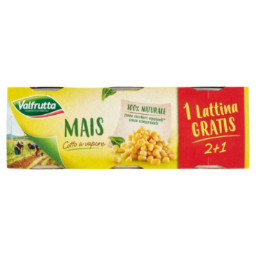 VALFRUTTA MAIS COTTO A VAPORE GR.326 PZ.3
