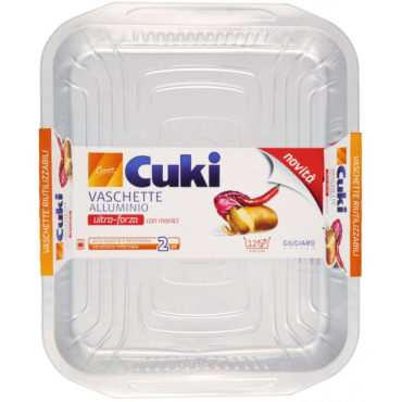 CUKI VASCHETTE ALLUMINIO ULTRA FORZA RS74 - 12 PORZIONI 2PZ